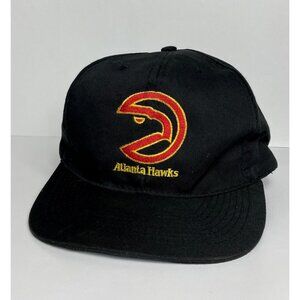 VINTAGE Atlanta Hawks 80s Licensed NBA BASKETBALL snapback hat Faded See Pics